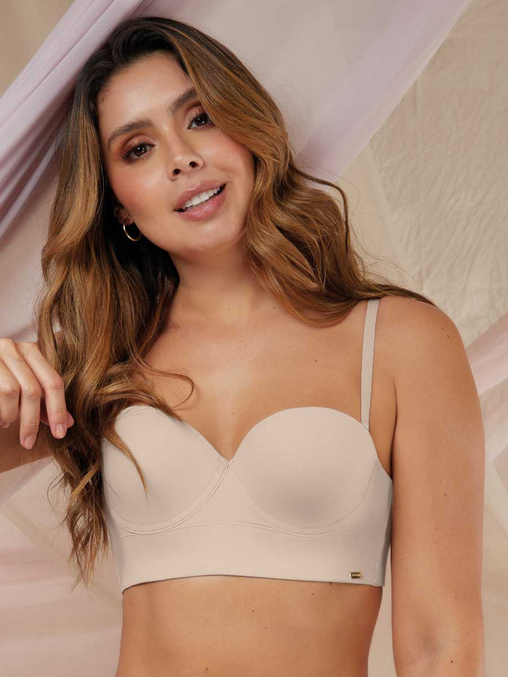 Brasier Realce Strapless Perla