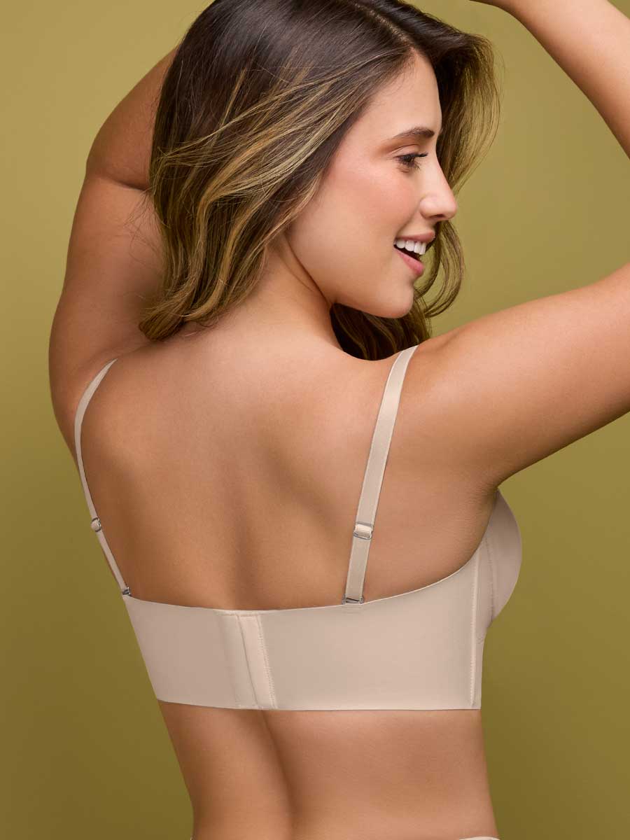 Brasier Strapless con Aro Para Mujer Color Perla