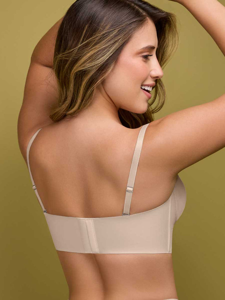 Brasier Strapless con Aro Para Mujer Color Perla