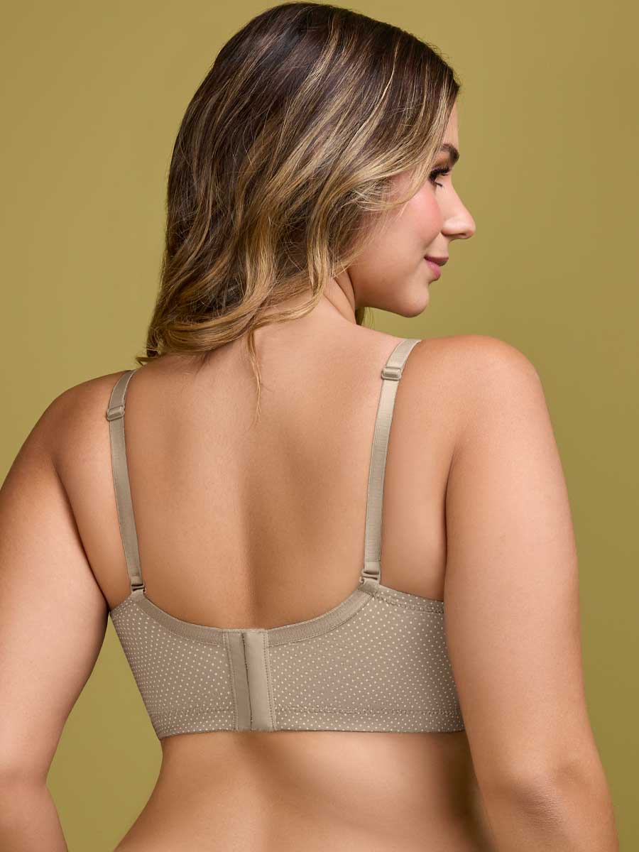 Brasier Estampado Espalda Ancha Color Pistacho Cremoso