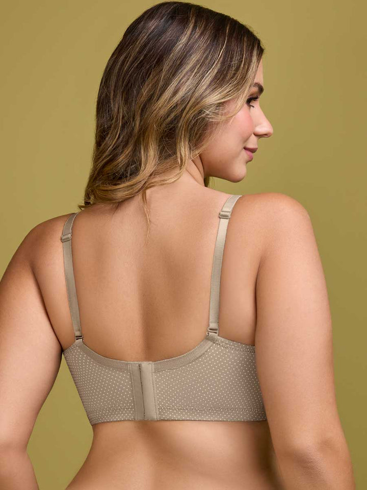 Brasier Estampado Espalda Ancha Color Pistacho Cremoso