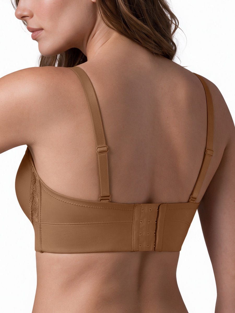 Brasier con Detalle de Encaje Mocca