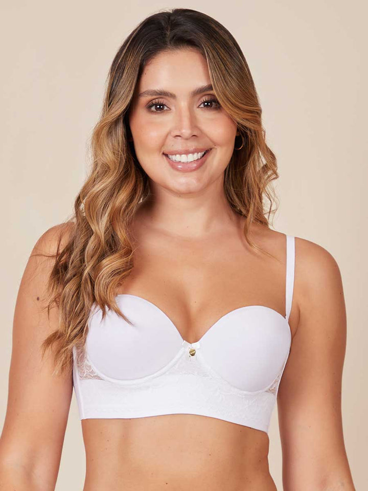 Brasier con Detalle de Encaje Blanco