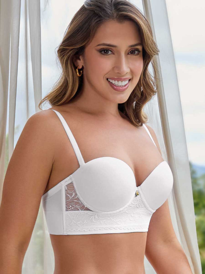 Brasier con Detalle de Encaje Blanco
