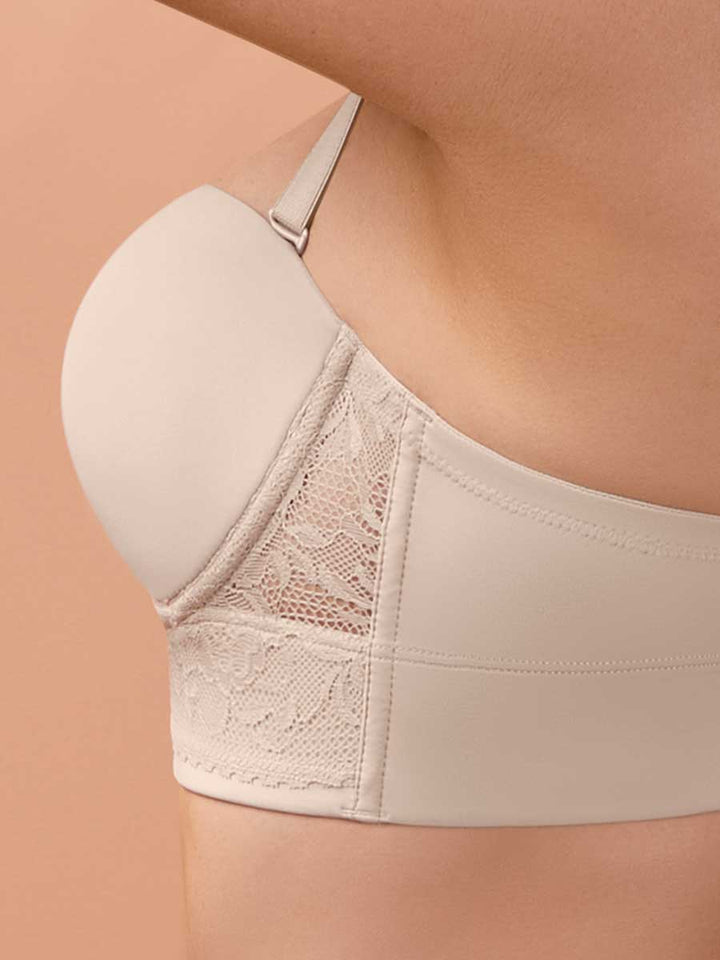 Brasier con Detalle de Encaje Perla