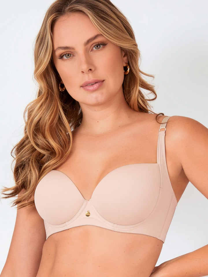Brasier Para Mujer Espalda Ancha Color Perla