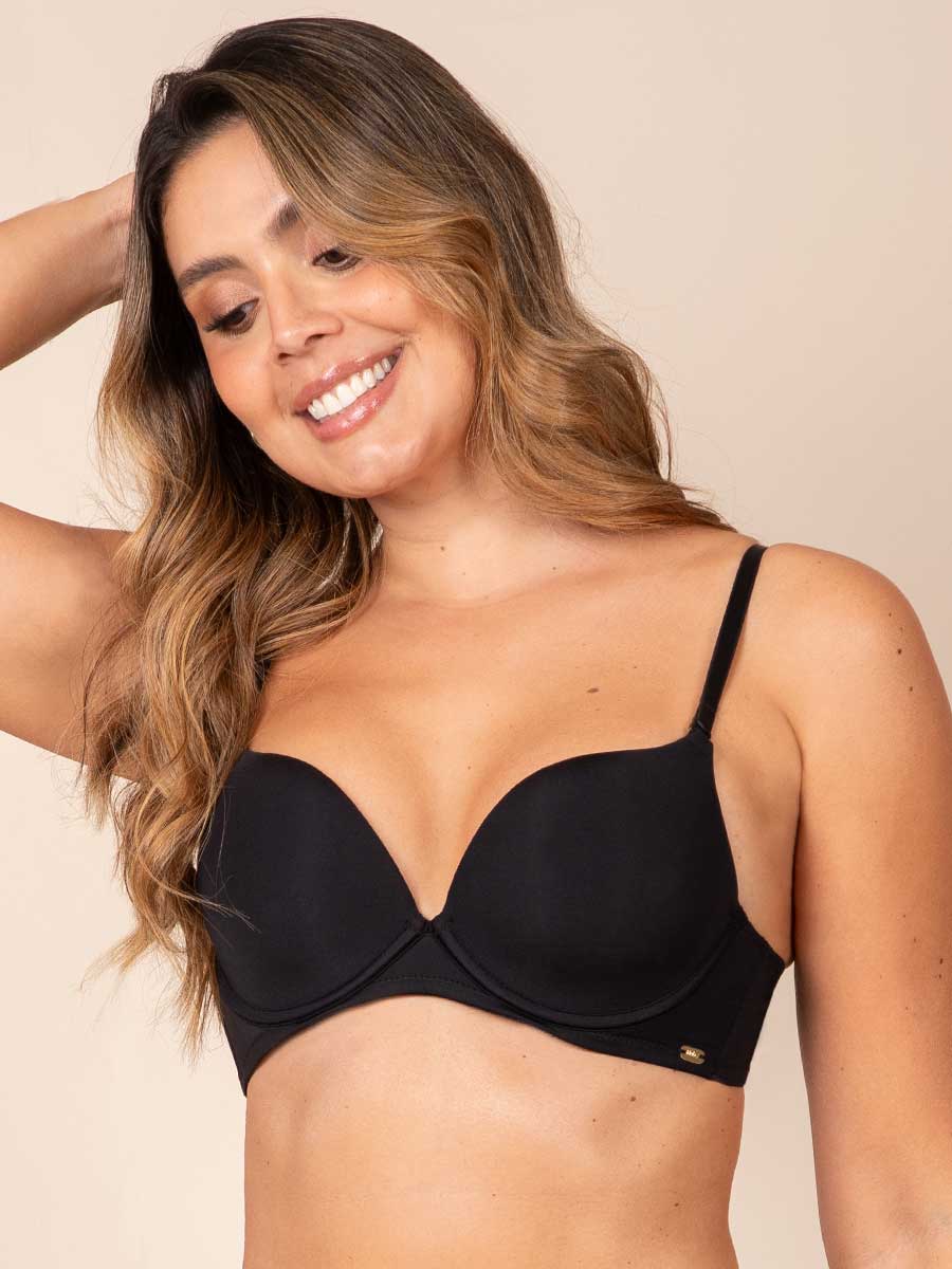 Brasier Doble Realce Negro