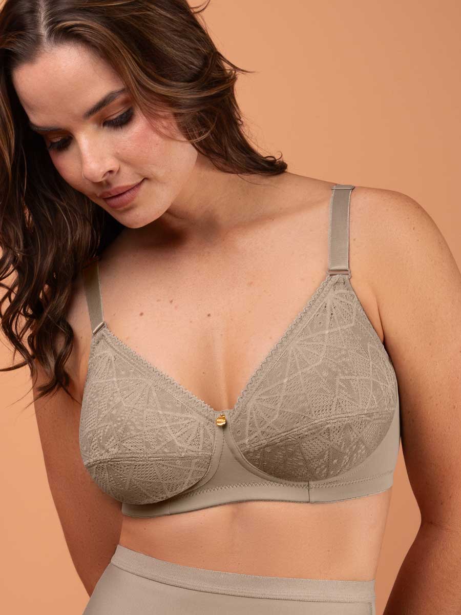 Brasier Clásico Copa Entera Para Mujer Color Pistacho Cremoso