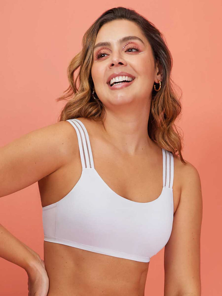 Bralette Tipo Top Blanco