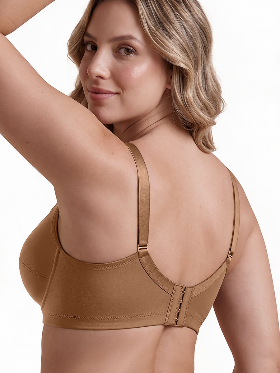 Brasier Clásico Sin Aro Para Mujer Color Mocca