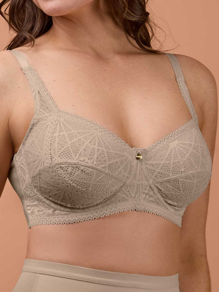 Brasier Clásico Encaje Pistacho Cremoso