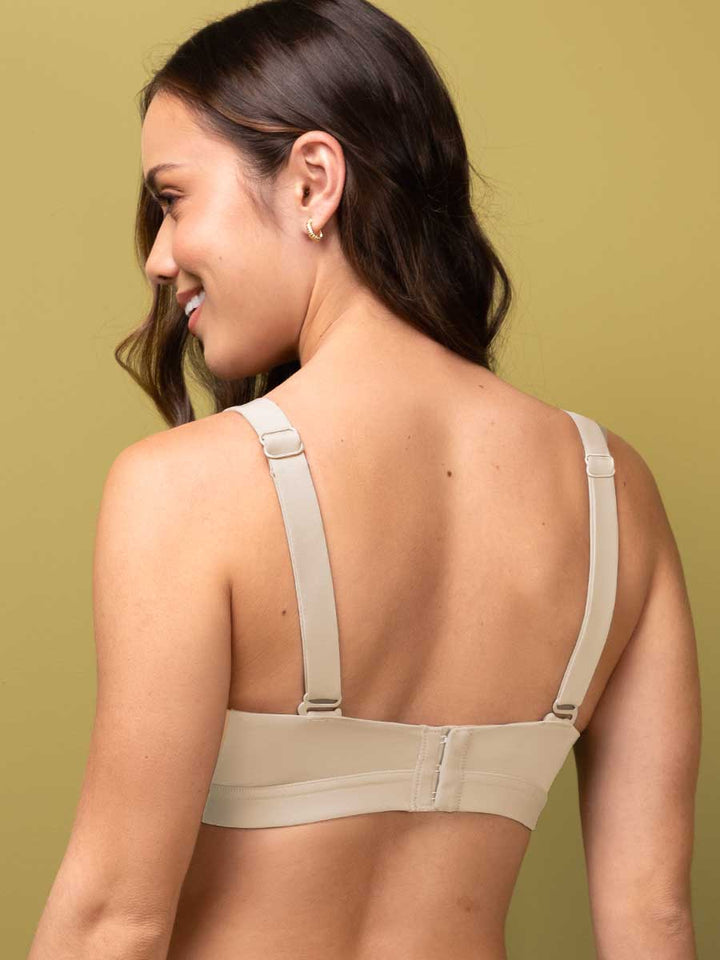 Bralette Triangular con Cargadera Ancha Perla