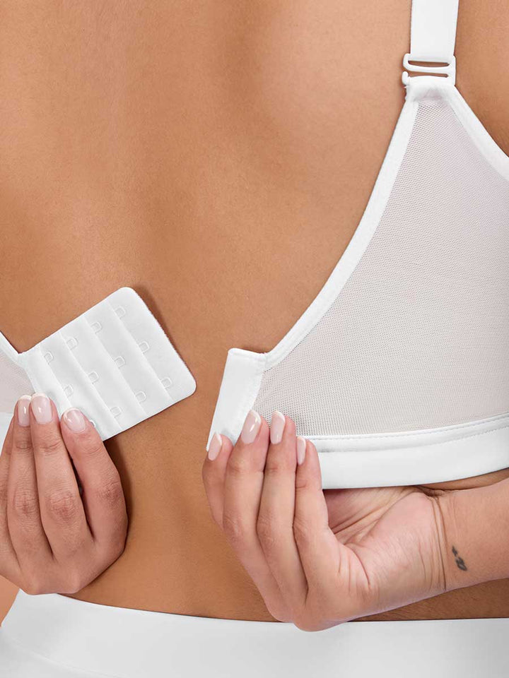 Brastop Espalda Ancha Para Mujer Blanco