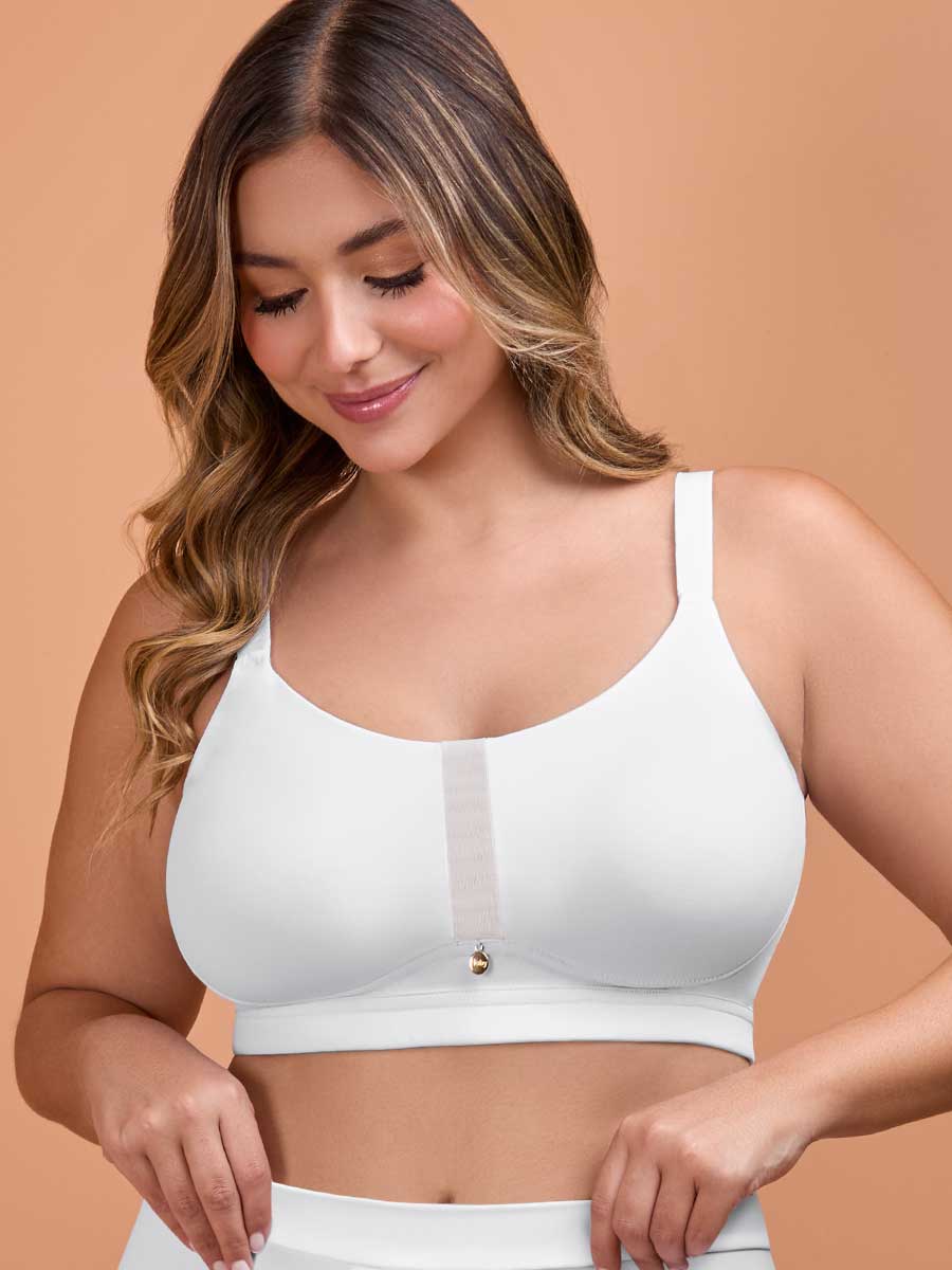 Brastop Espalda Ancha Para Mujer Blanco