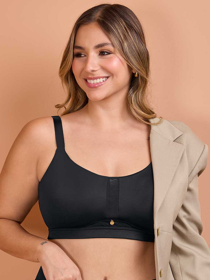 Brastop Espalda Ancha Para Mujer Color Negro