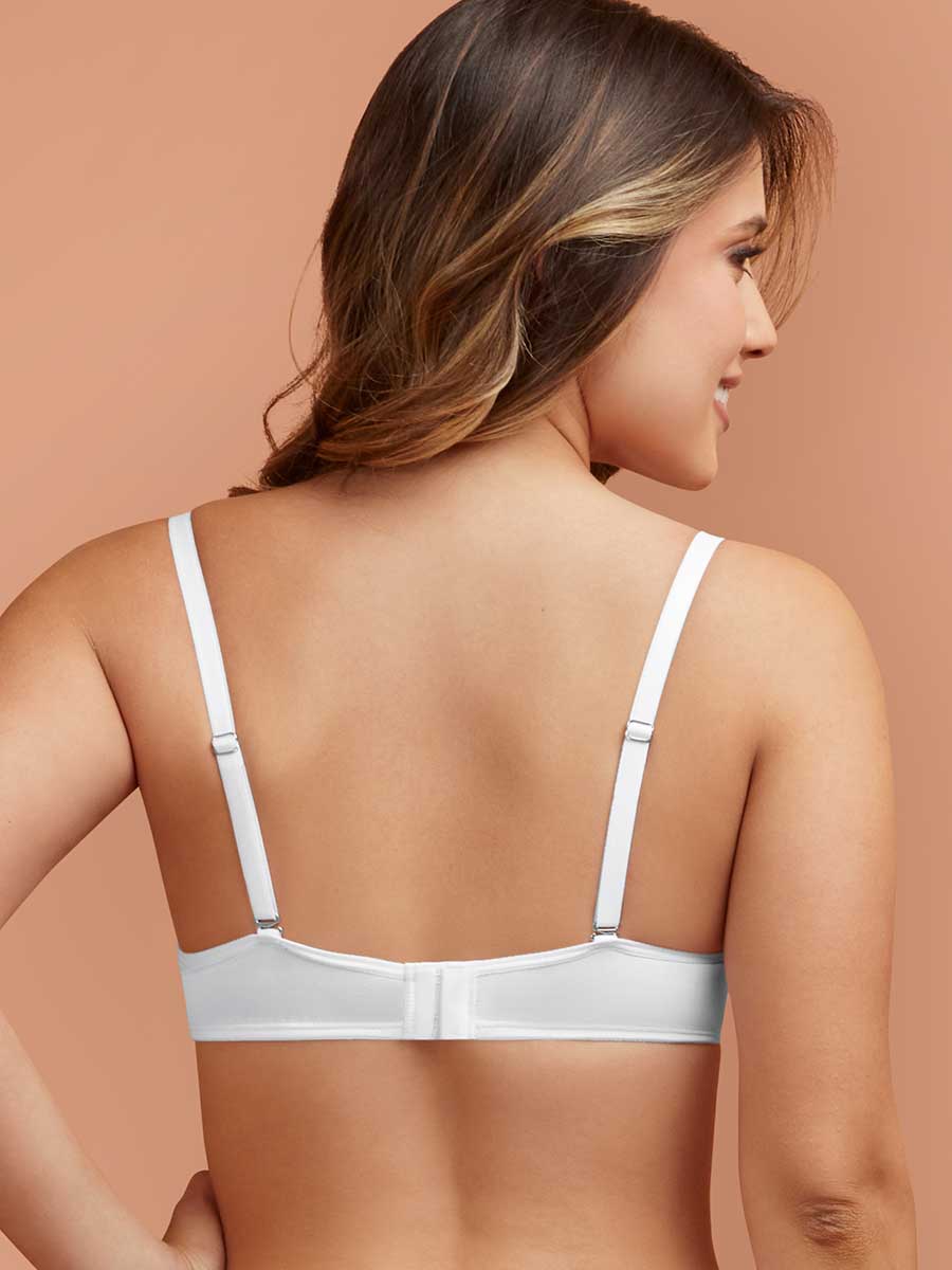 Brasier Realce Media Copa Color Blanco