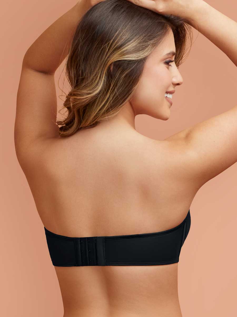 Brasier Strapless Para Mujer Color Negro
