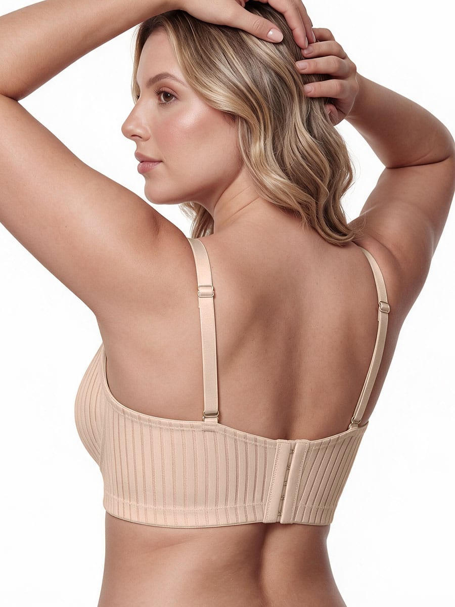 Brasier Tipo Bustier Espalda Ancha Perla