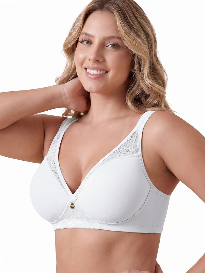 Brasier Confort con Espalda Ancha Color Blanco