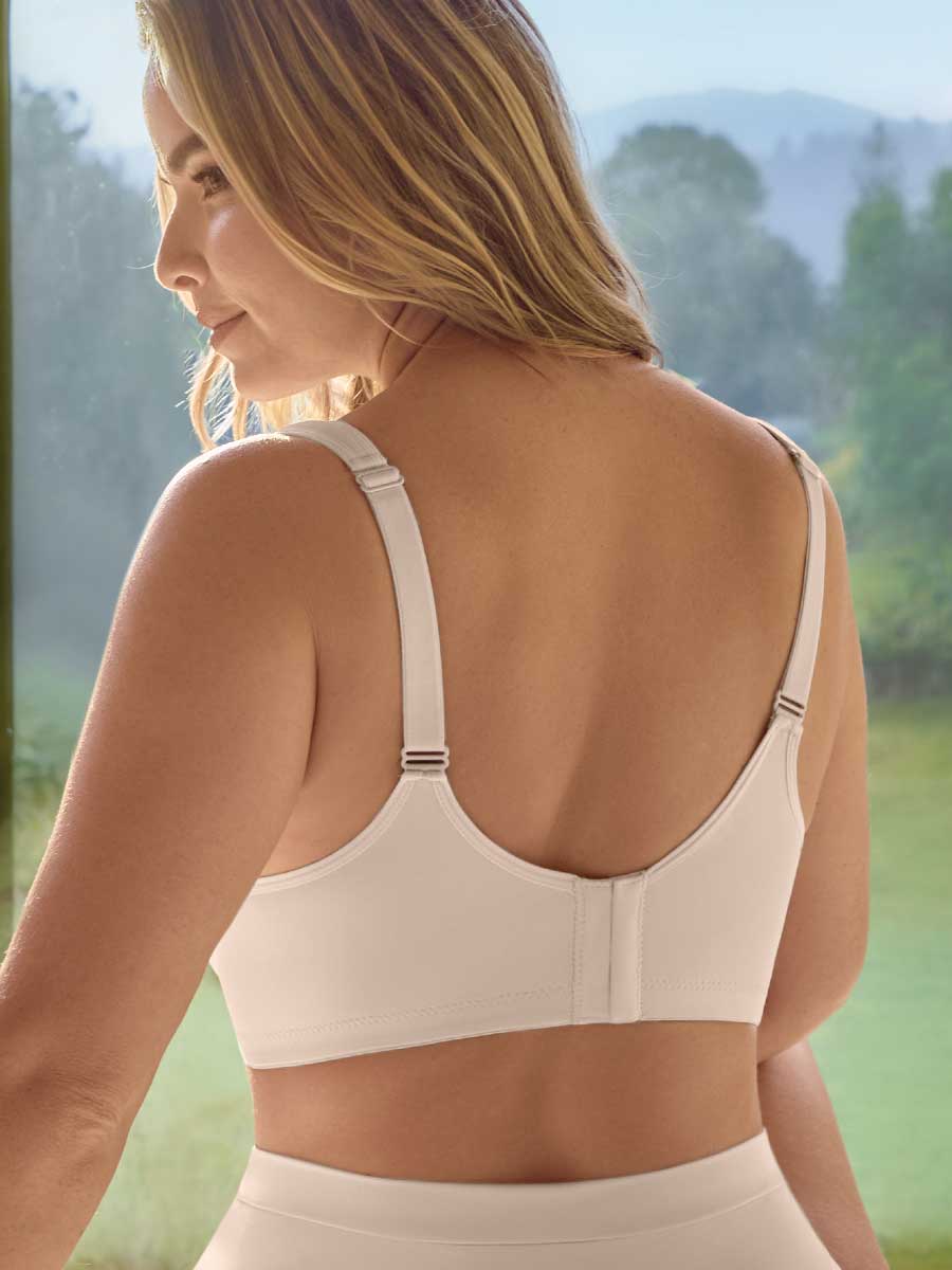 Brasier Confort con Espalda Ancha Color Perla