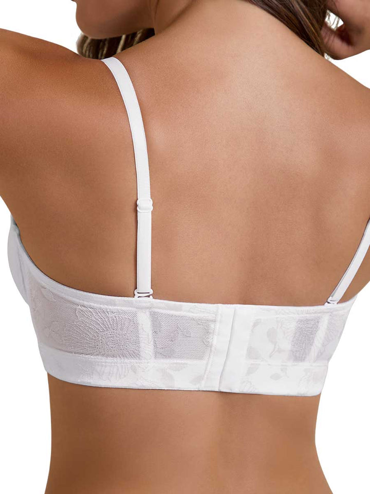 Brasier Strapless Con Aro Para Mujer Color Blanco