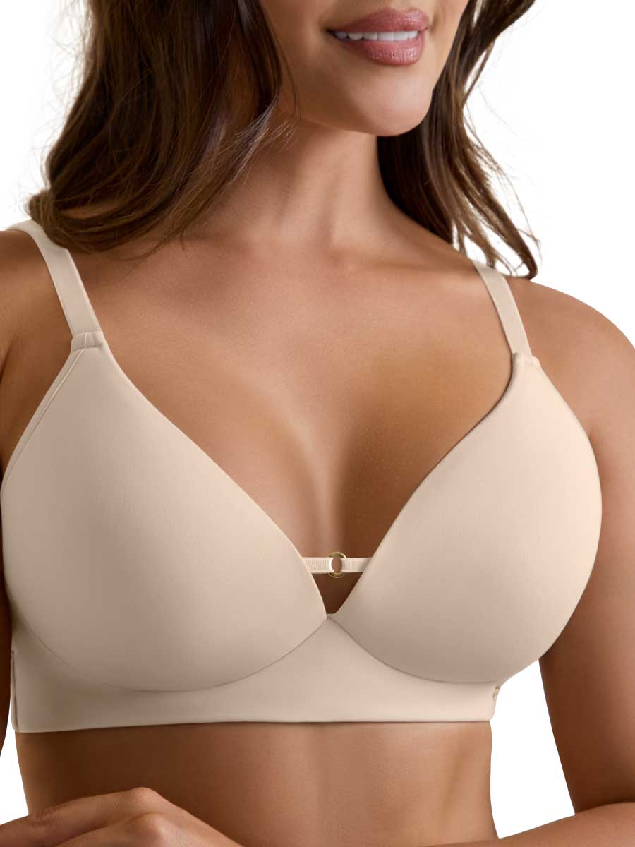 Brasier sin Aro Triangular Color Perla