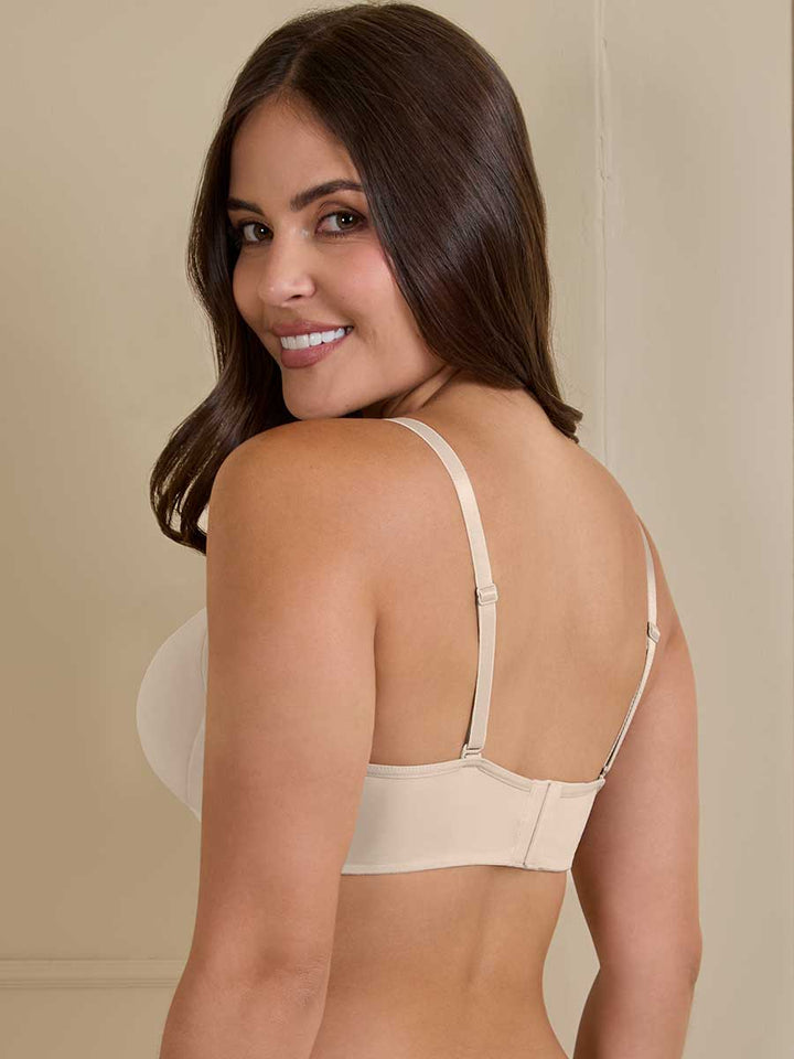 Brasier sin Aro Triangular Color Perla