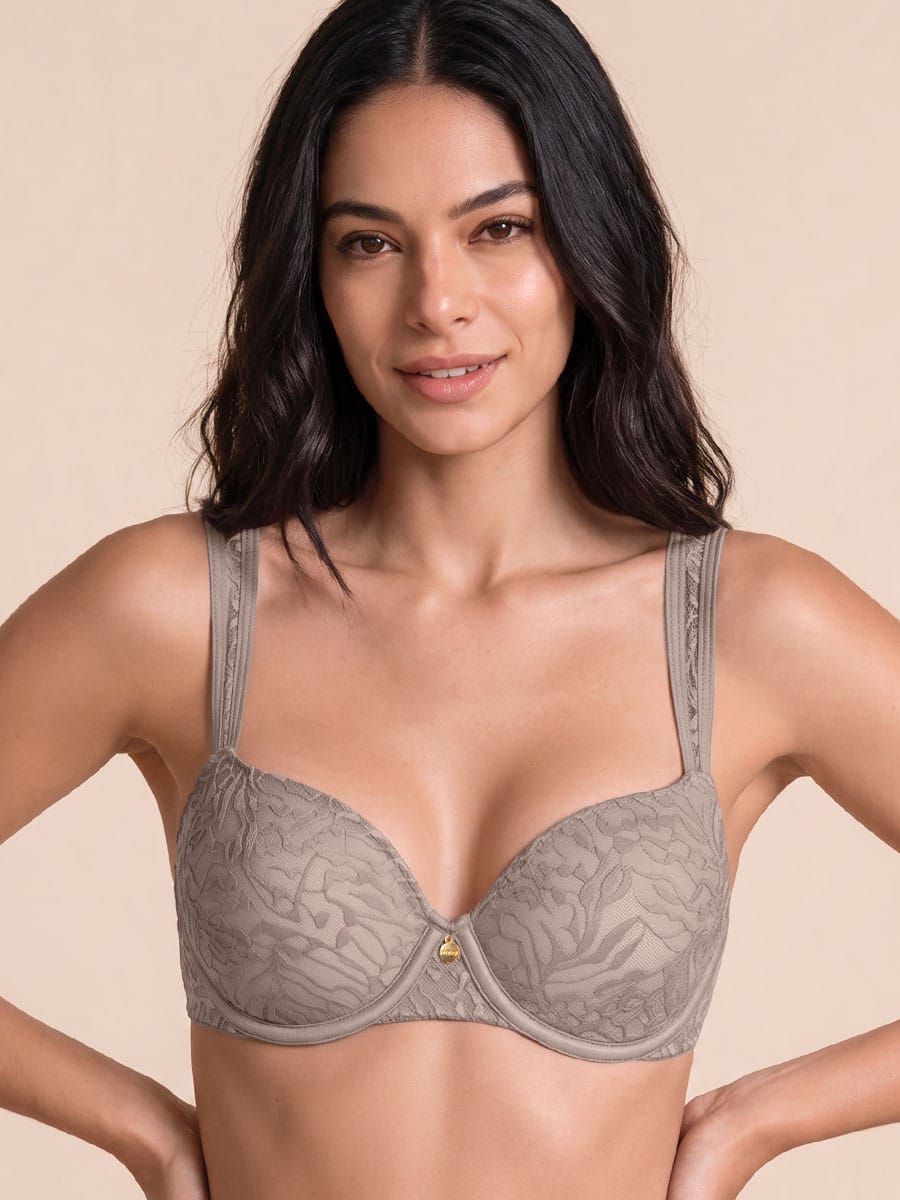 Brasier Con Aro en Encaje Para Mujer Cocoa