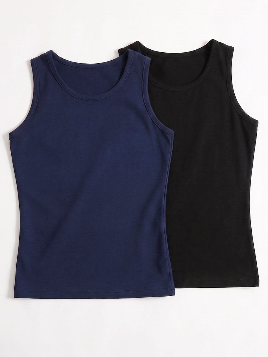 Camisilla Básica Para Hombre Paq. X2