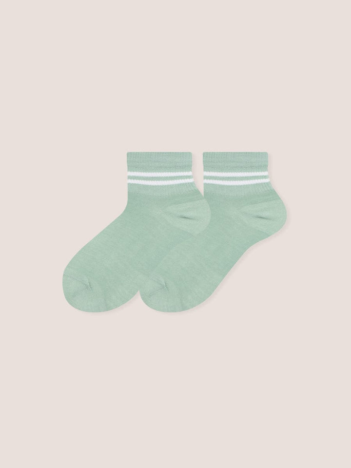 Medias Corta Para Dama Rayas Multicolor Paq. X3