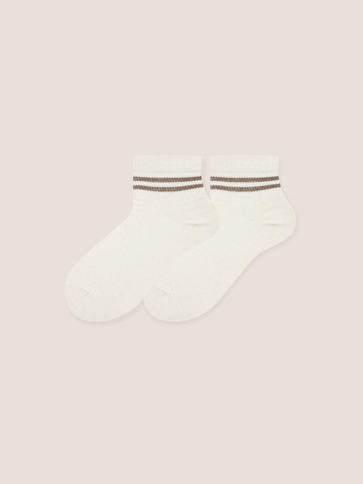 Medias Corta Unisex Rayas Paq. X3