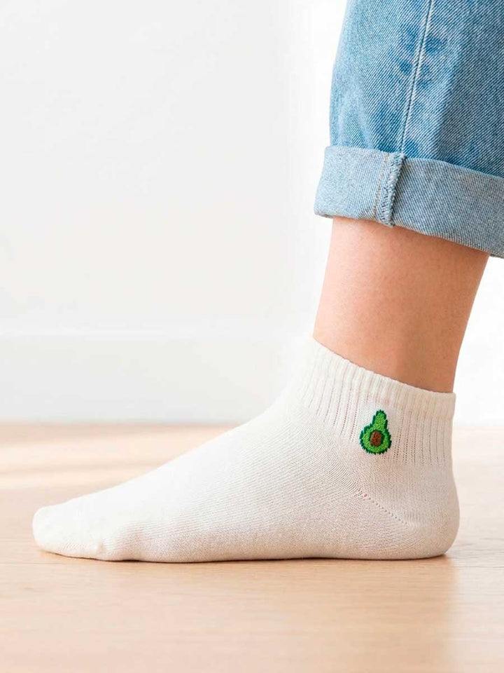 Medias Tobilleras Para Dama Aguacates Paq. X3