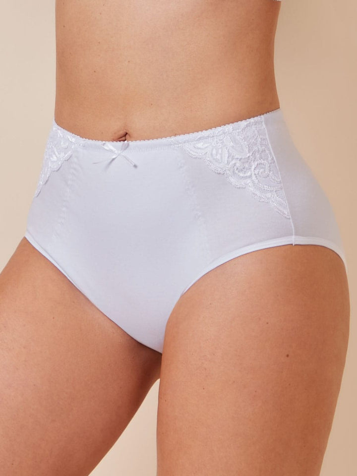 Panty Clásico en Algodón Color Blanco