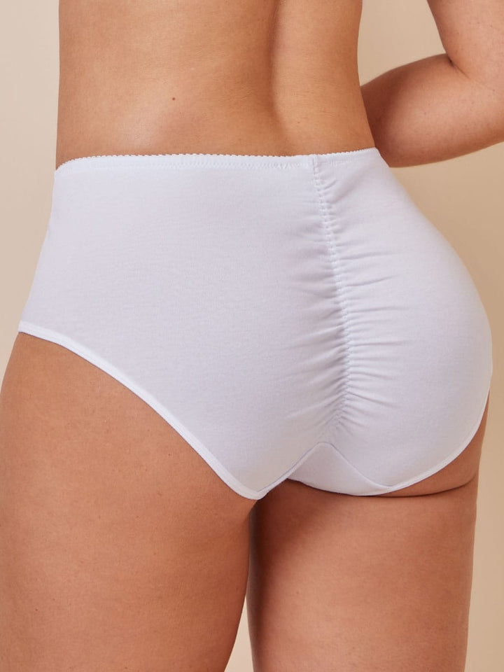 Panty Clásico en Algodón Color Blanco