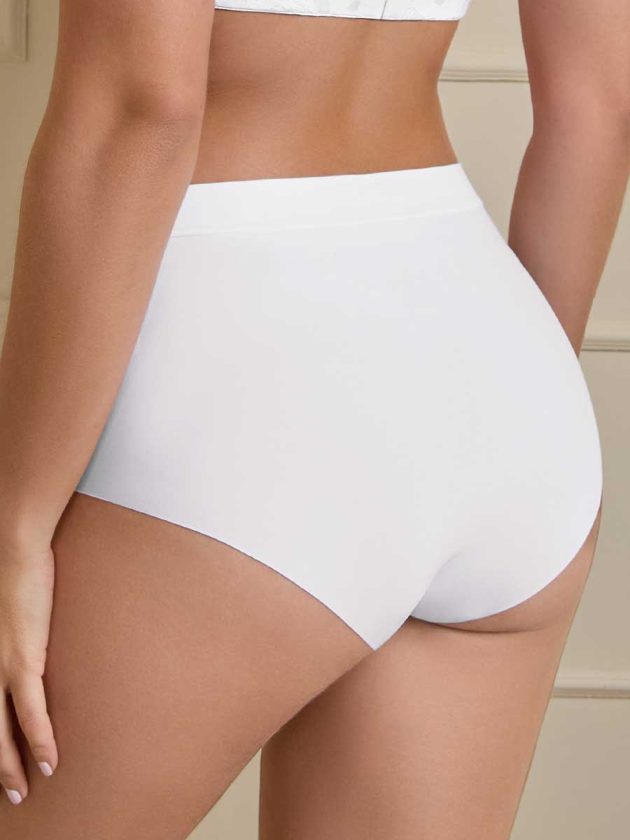 Cachetero Control Suave en Abdomen Blanco
