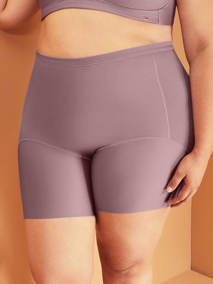 Bóxer Moldeador Largo Para Mujer Color Taupé