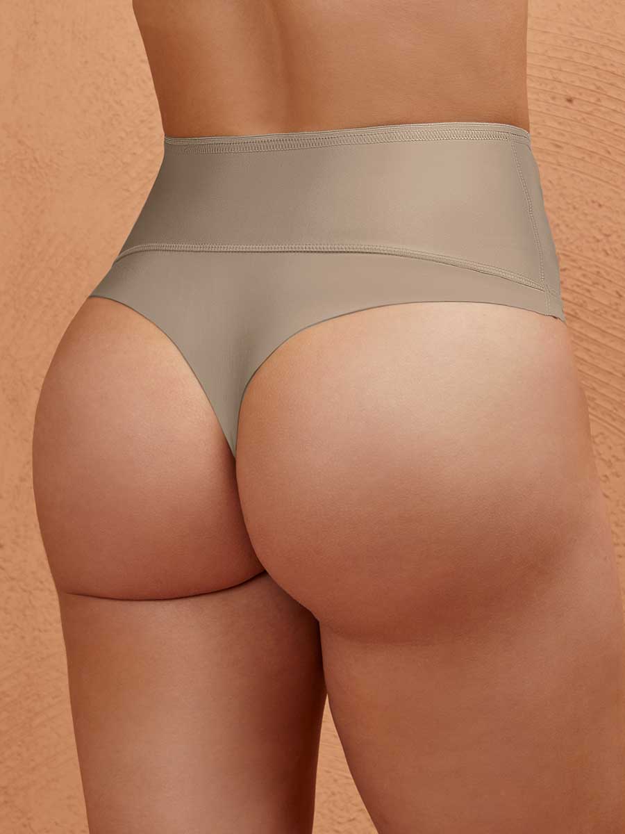 Brasilera Moldeadora Alta en Cintura Color Pistacho Cremoso