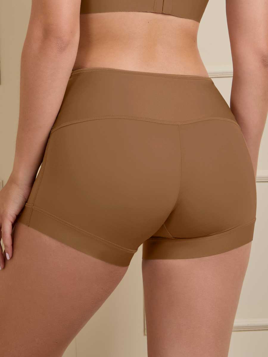 Bóxer Corto Moldeador Para Mujer Mocca