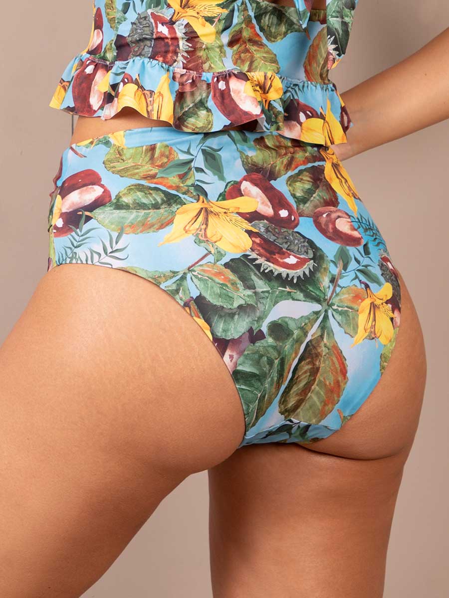 Panty de Baño Estampado Azul