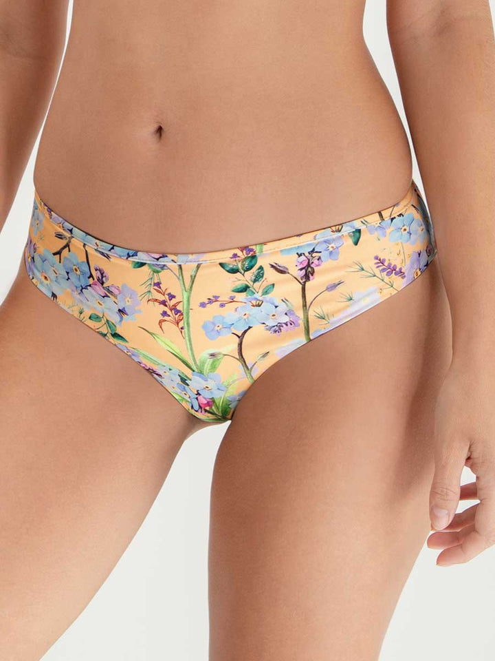 Bikini de Baño Estampado Mandarina