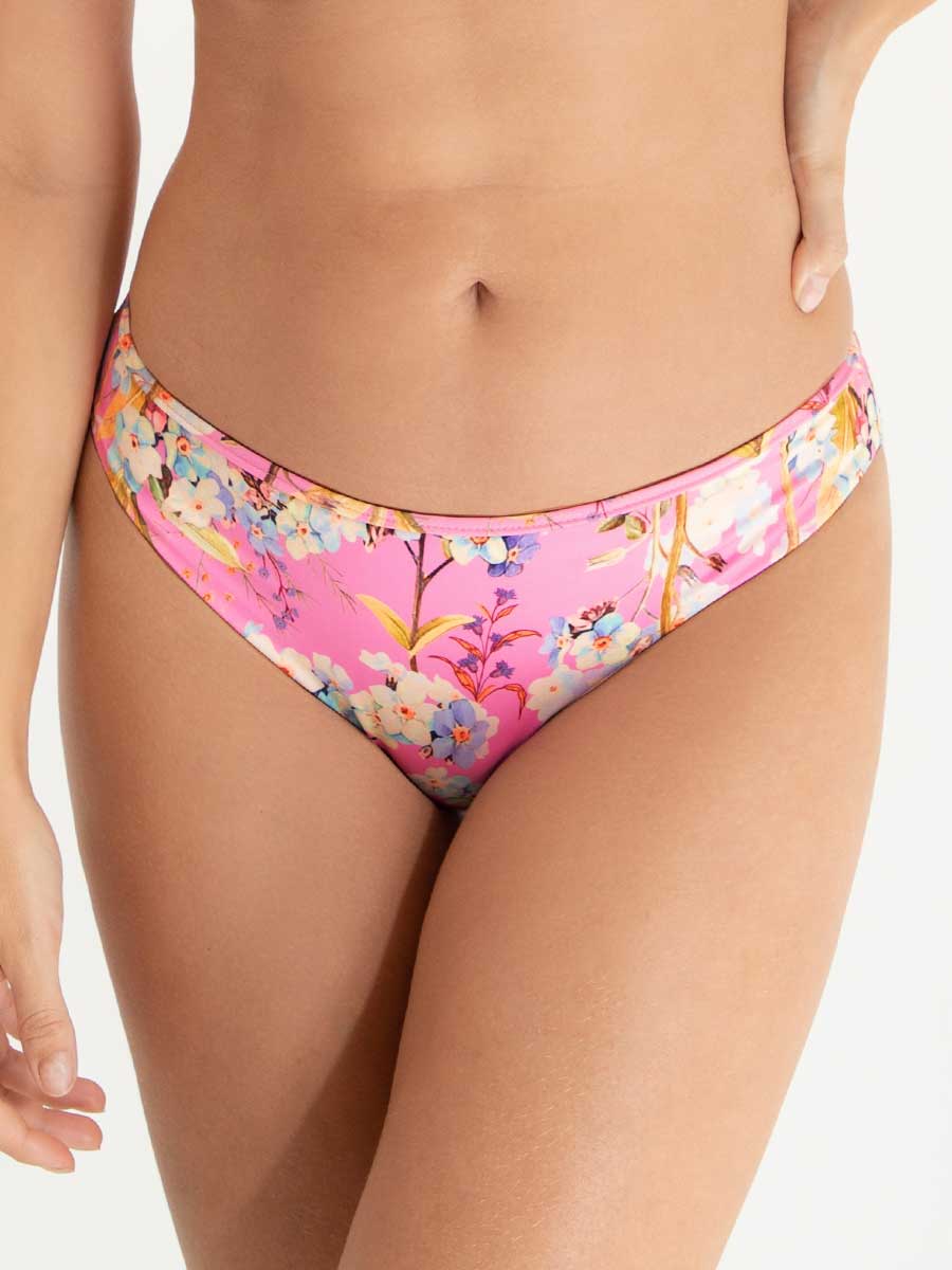 Bikini de Baño Estampado Rosa