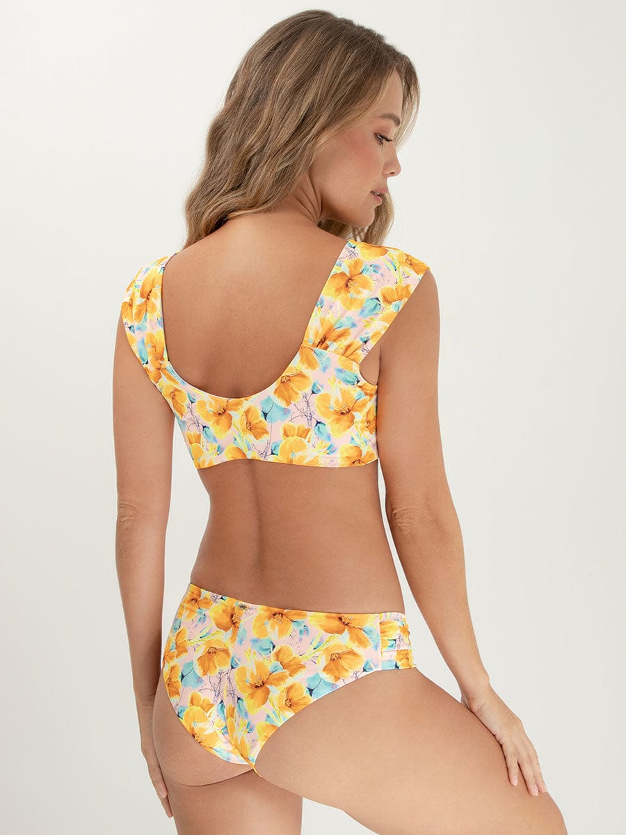 Bikini de Baño Estampado Amarillo