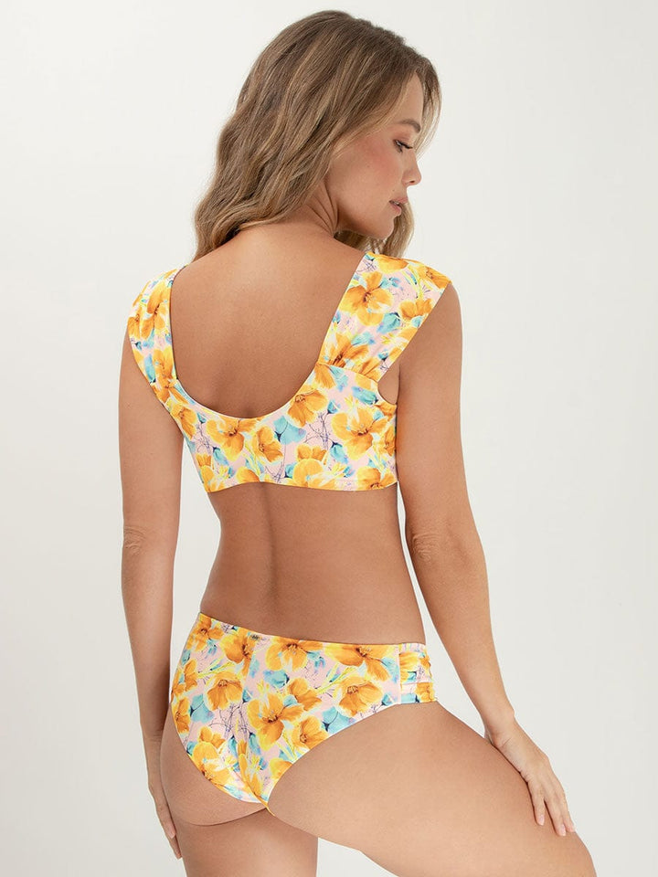 Bikini de Baño Estampado Amarillo