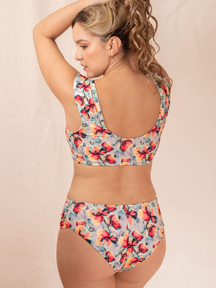 Bikini de Baño Estampado Fucsia