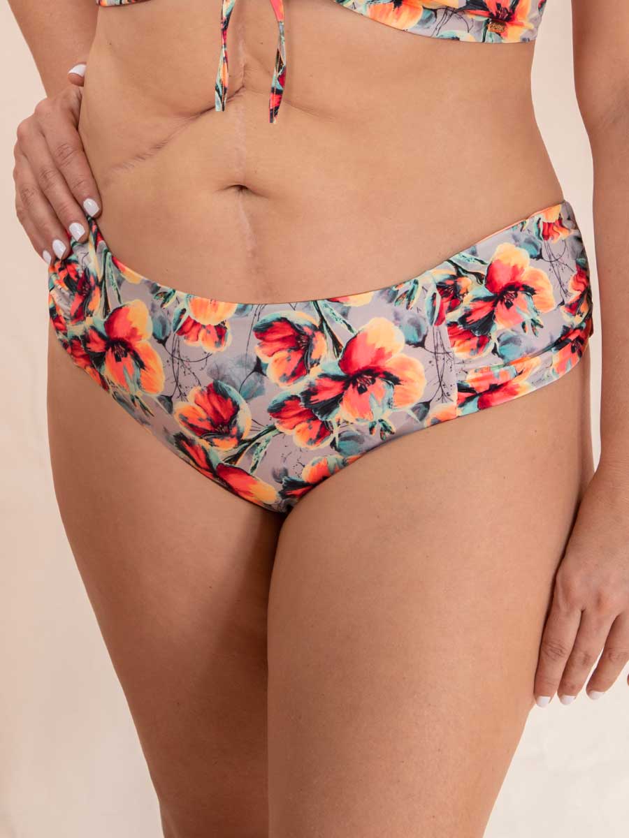 Bikini de Baño Estampado Fucsia