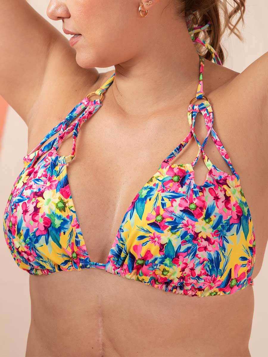 Bikini de Baño Triangular Fucsia