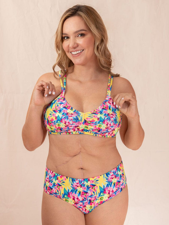 Bikini de Baño Estampado Fucsia
