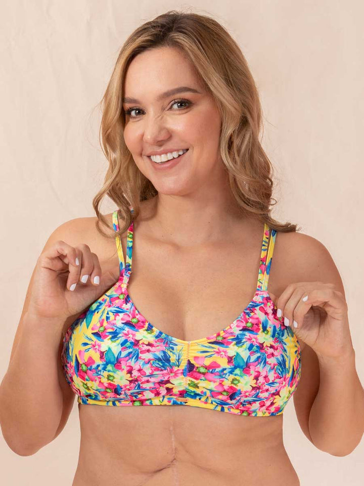 Bikini de Baño Estampado Fucsia