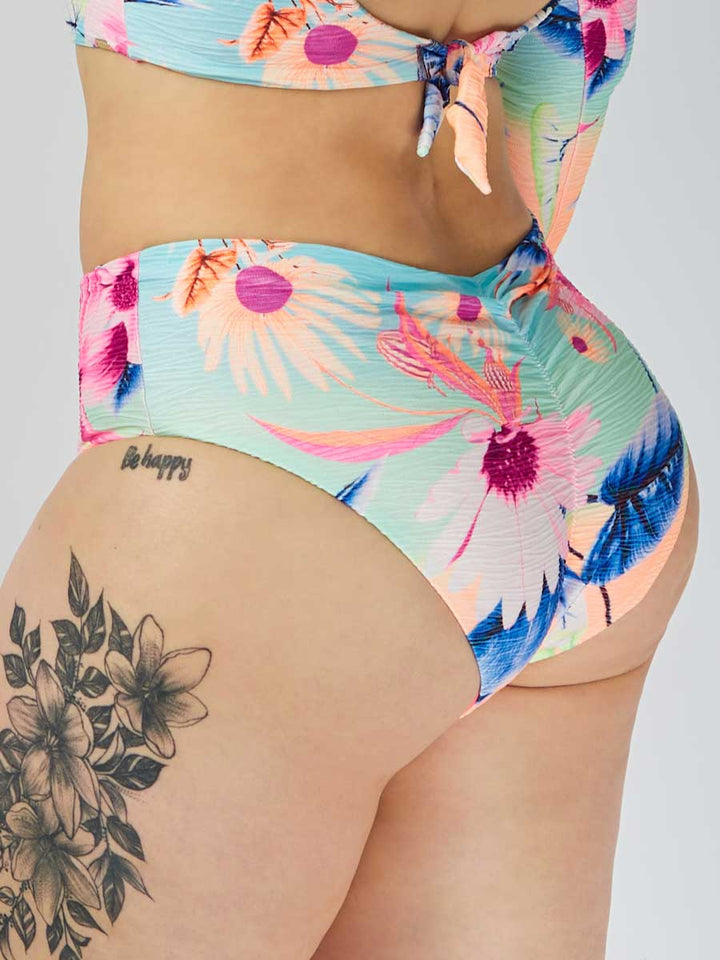 Panty de Baño Estampado Celeste