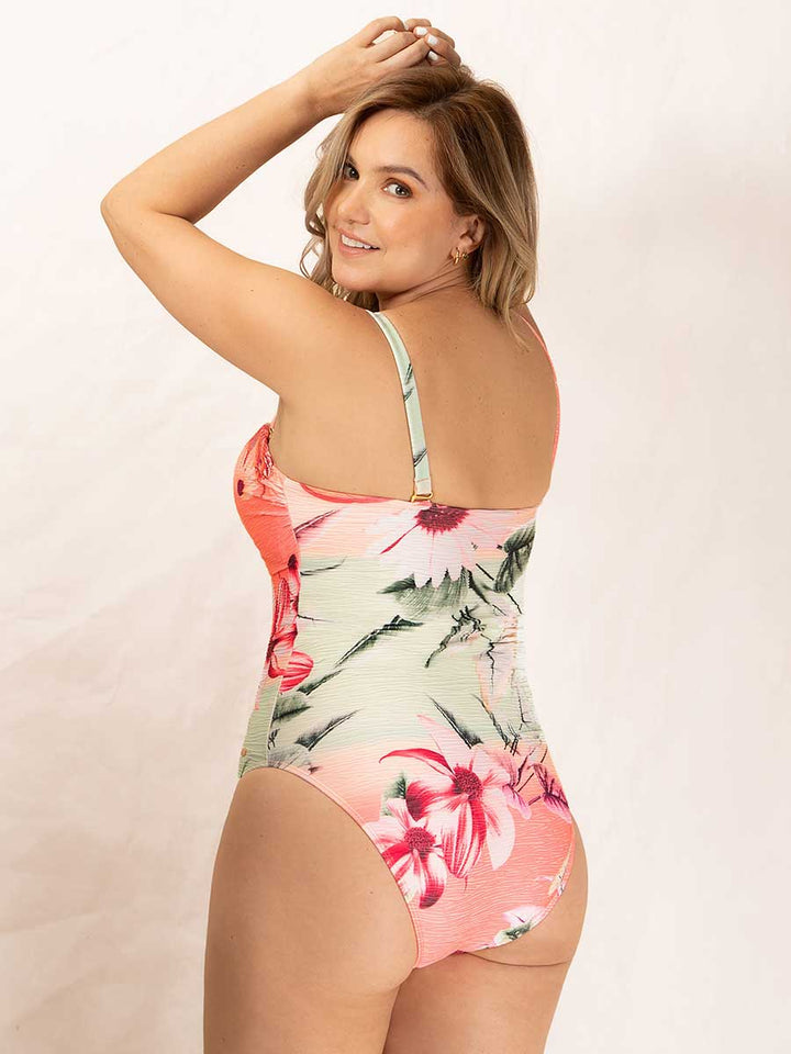 Traje de Baño Entero Coral